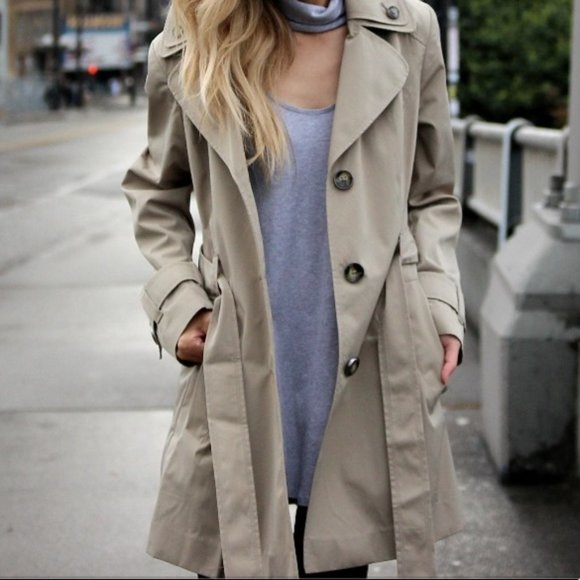 Liz Claiborne Rain Trench Coat - Picture 1 of 14